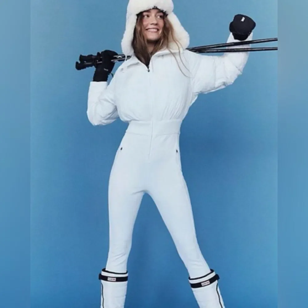 FP Movement Downhill Diva White Ski Suit Jacket and Pants Set Size XSmall